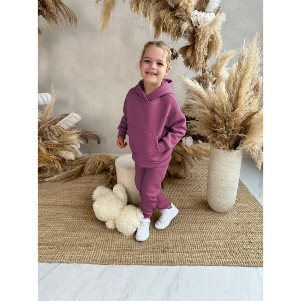 Vaikiškas laisvalaikio komplektas "DUSTY ORCHID" pašiltintas