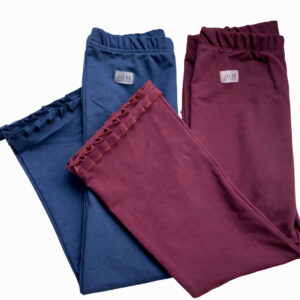 Platėjančios mergaitiškos kelnės